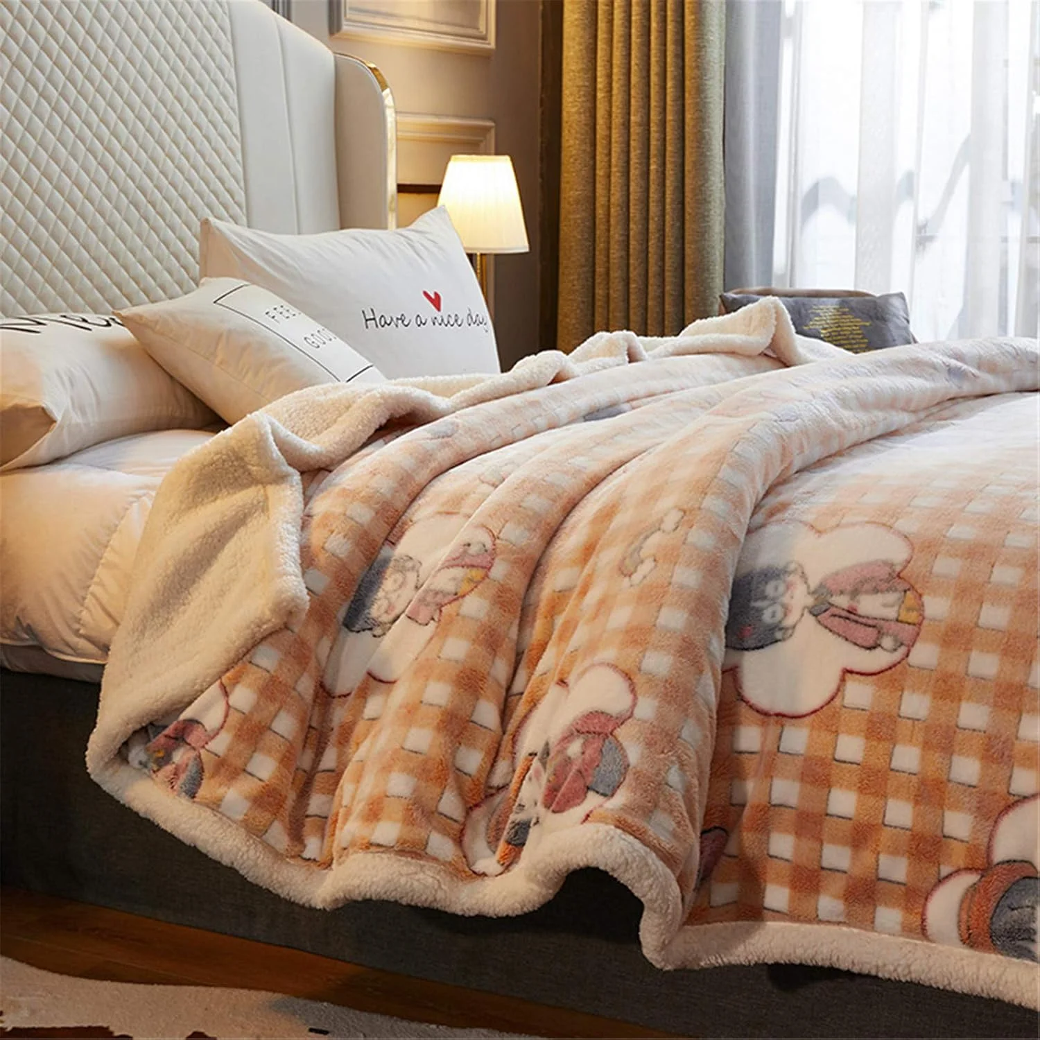 پتو پشمی شرپا، پتو پشمی خاکستری نرم و کرکی برای مبل، پتو بزرگ مخمل خواب دار دو نفره، پتو فلانل میکروفیبر، مبل، گرم (4، 150 x 200 سانتی متر)