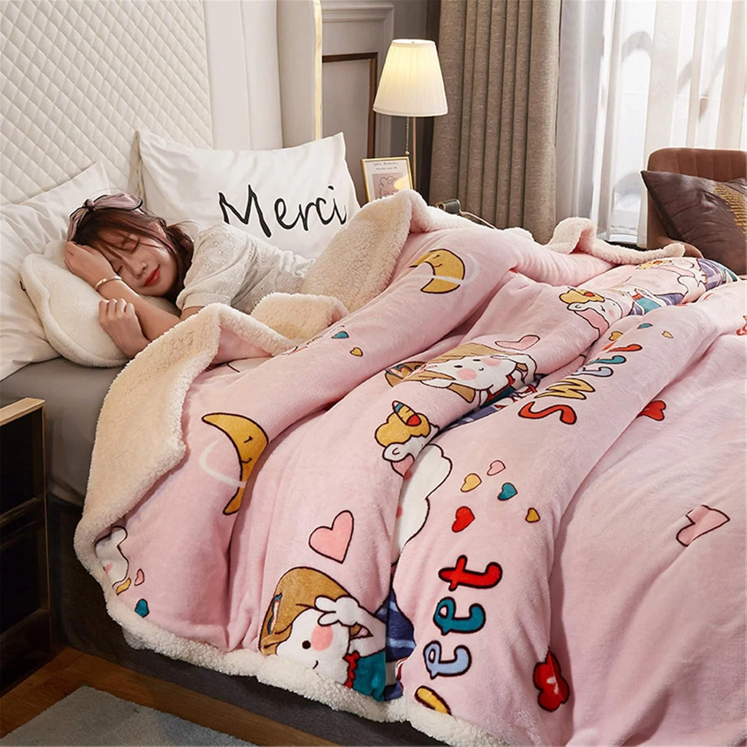 پتوی پشمی شرپا، پتوی پشمی، پتوی مبل نرم و کرکی خاکستری، پتوی بزرگ مخملی تخت دونفره، پتوی فلانل میکروفیبر، مبل، گرم (150 x 200 سانتی متر)