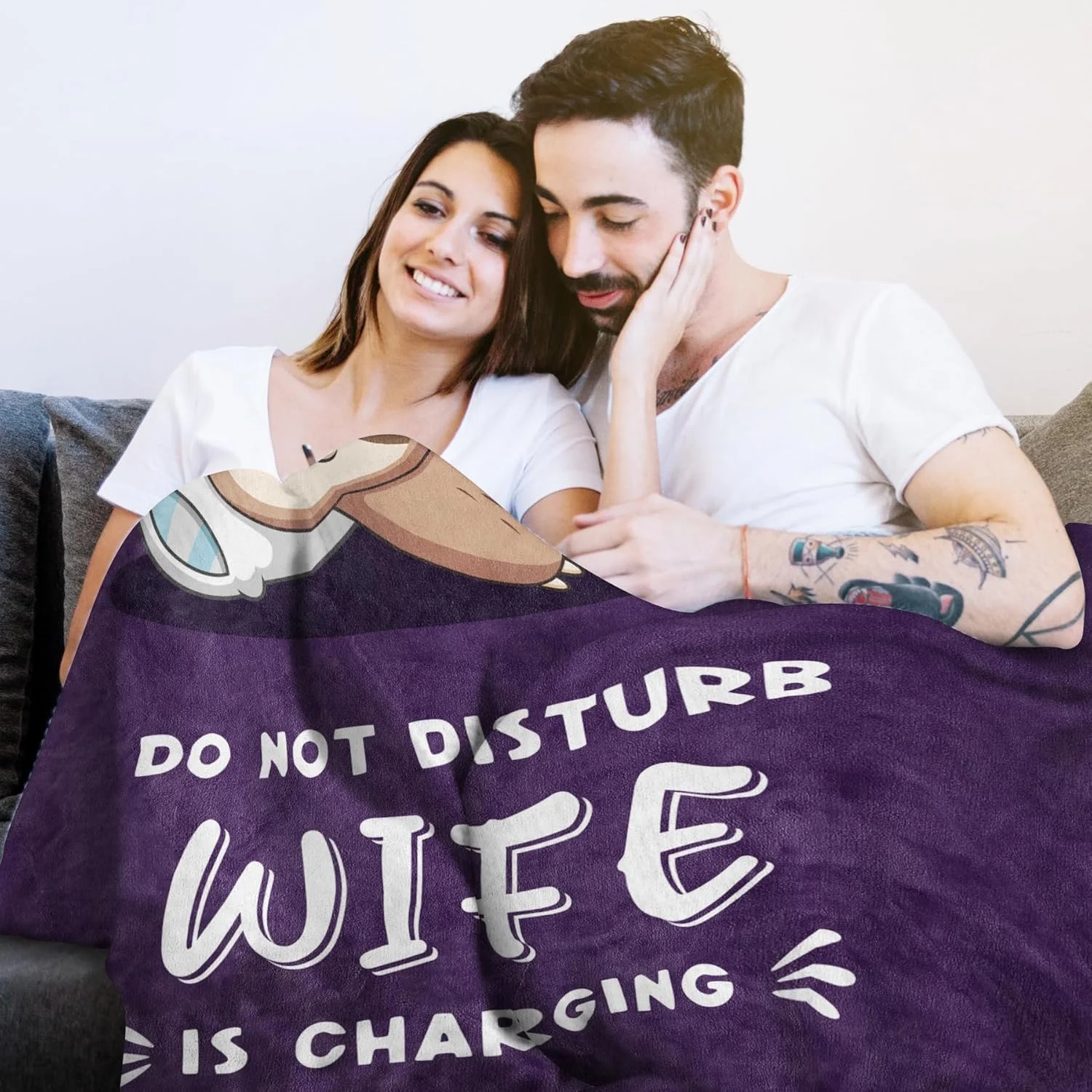 هدیه تولد سالگرد خنده دار برای همسر، پتوی تنبل در حال شارژ برای همسر، هدیه همسری از طرف شوهر، عروسی، روز مادر، هدیه روز ولنتاین برای زنان، پتوی فوق العاده نرم برای او هدیه تولد سالگرد خنده دار برای همسر، پتوی تنبل در حال شارژ برای همسر، هدیه همسری از طرف شوهر، عروسی، روز مادر، هدیه روز ولنتاین برای زنان، پتوی فوق العاده نرم برای او