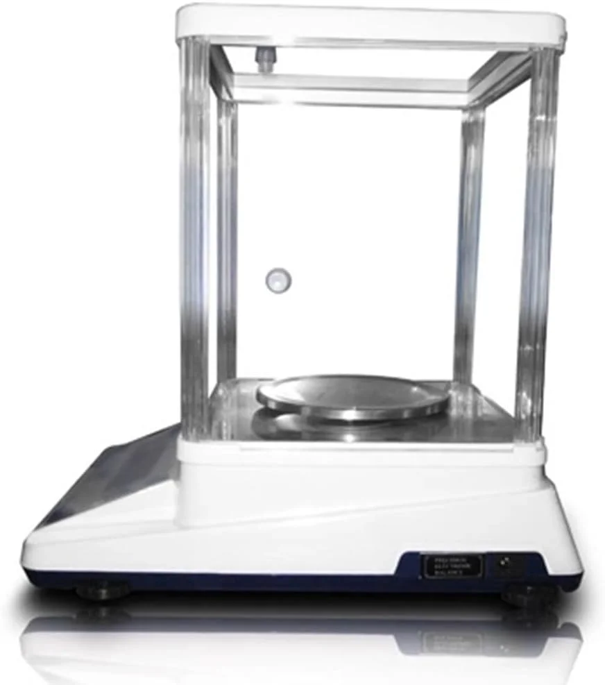 ترازوی تحلیلی الکترونیکی CROKAI، ترازوی دقیق 300 گرمی با دقت 0.001 گرم، نمایشگر LCD بزرگ دیجیتال با دقت بالا، ابزار آزمایشگاهی علمی با محافظ باد