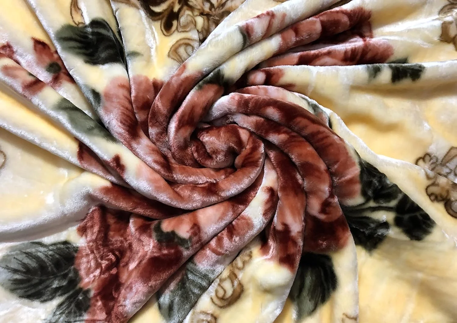 پتوی یک نفره اندرو سیگنیچر دو لایه دو رو (طلایی، پلی استر)