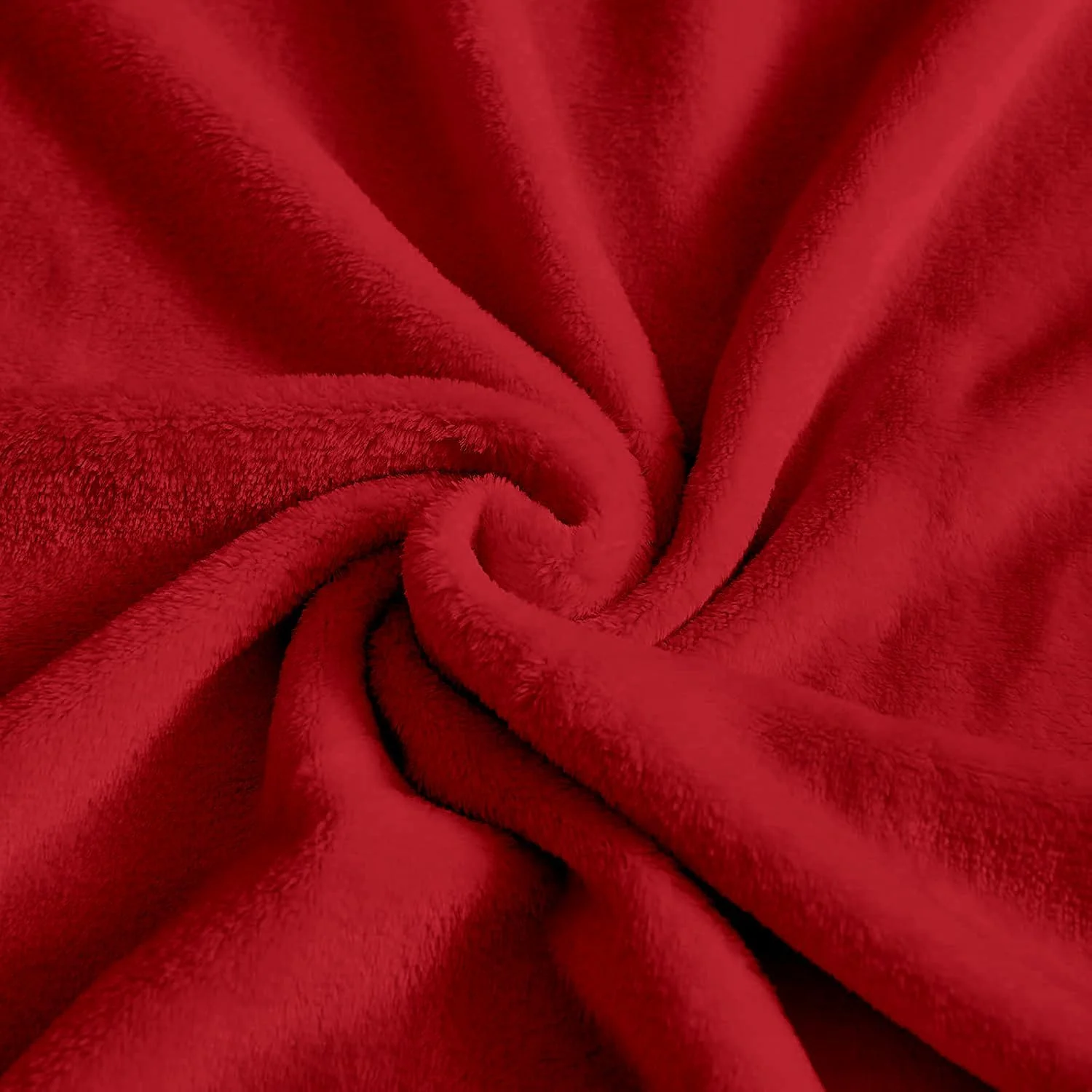 پتوی میکروفلانل نرم و راحت Sleep Well - 240GSM، یک نفره 160x220 سانتی متر - قرمز