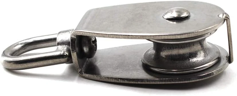Flomore M50 Single Pulley 305 Stainless Steel Pulley Pulley 1 Piece (Load: 400 kg)