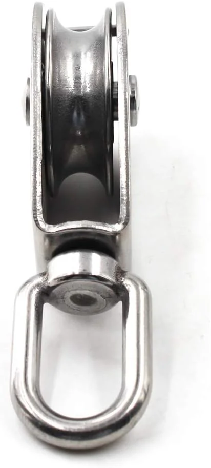 Flomore M50 Single Pulley 305 Stainless Steel Pulley Pulley 1 Piece (Load: 400 kg)
