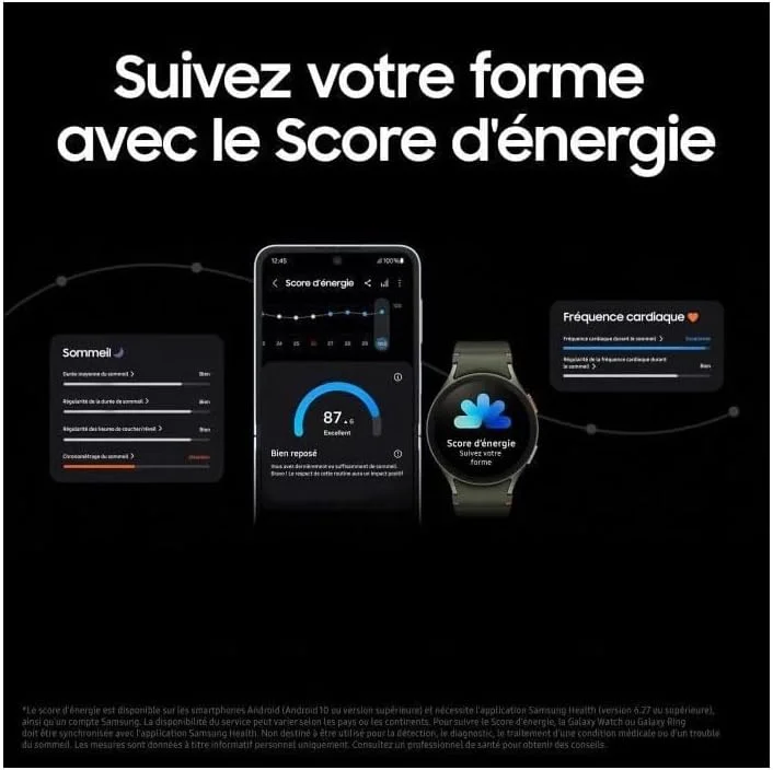 ساعت هوشمند سامسونگ گلکسی واچ 7، اتصال 4G، سایز 44 میلی متر، رنگ سبز
