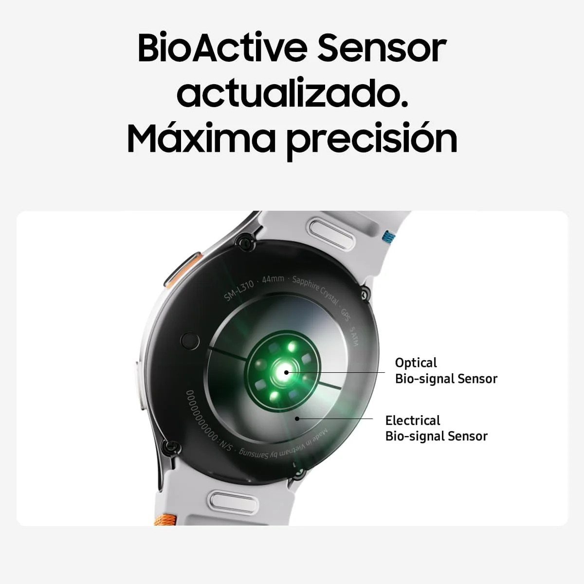 ساعت هوشمند SAMSUNG Galaxy Watch7 44mm خاکی، هوش مصنوعی، نسخه داخلی