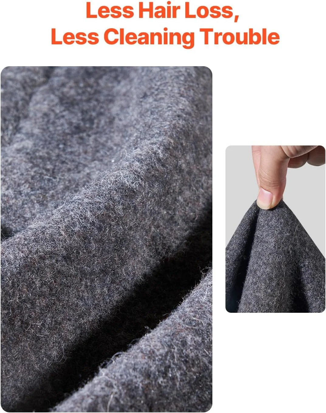 پتوی پشمی کمپینگ VEVOR، پتوی بزرگ و گرم برای استادیوم، مقاوم در برابر آتش، عالی برای فضای باز، پیک نیک، پیاده روی، رویدادهای ورزشی، مسافرت، ماشین و کیت های بقای بوشکرفت، 162.5 * 223.5 سانتی متر، پتوهای پشمی خاکستری روشن