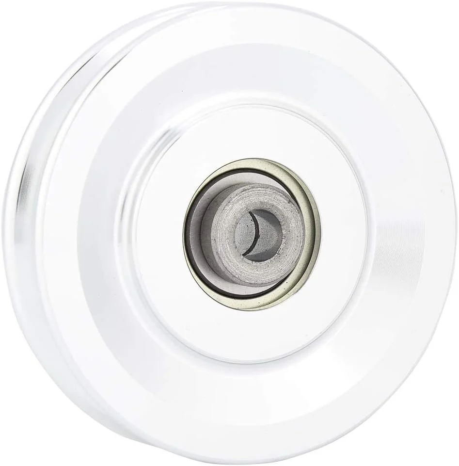 چرخ قرقره بدنسازی Fafeims آلیاژ آلومینیوم تجهیزات تمرین قدرتی باشگاه خانگی چرخ قرقره 90 میلی متر