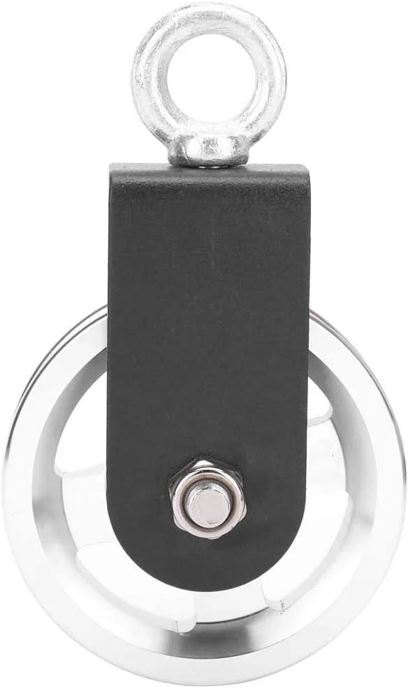 قرقره تجهیزات ورزشی FEIP، ضد زنگ، قرقره براکت تجهیزات تناسب اندام، آلیاژ آلومینیوم، برای دیوار چوبی