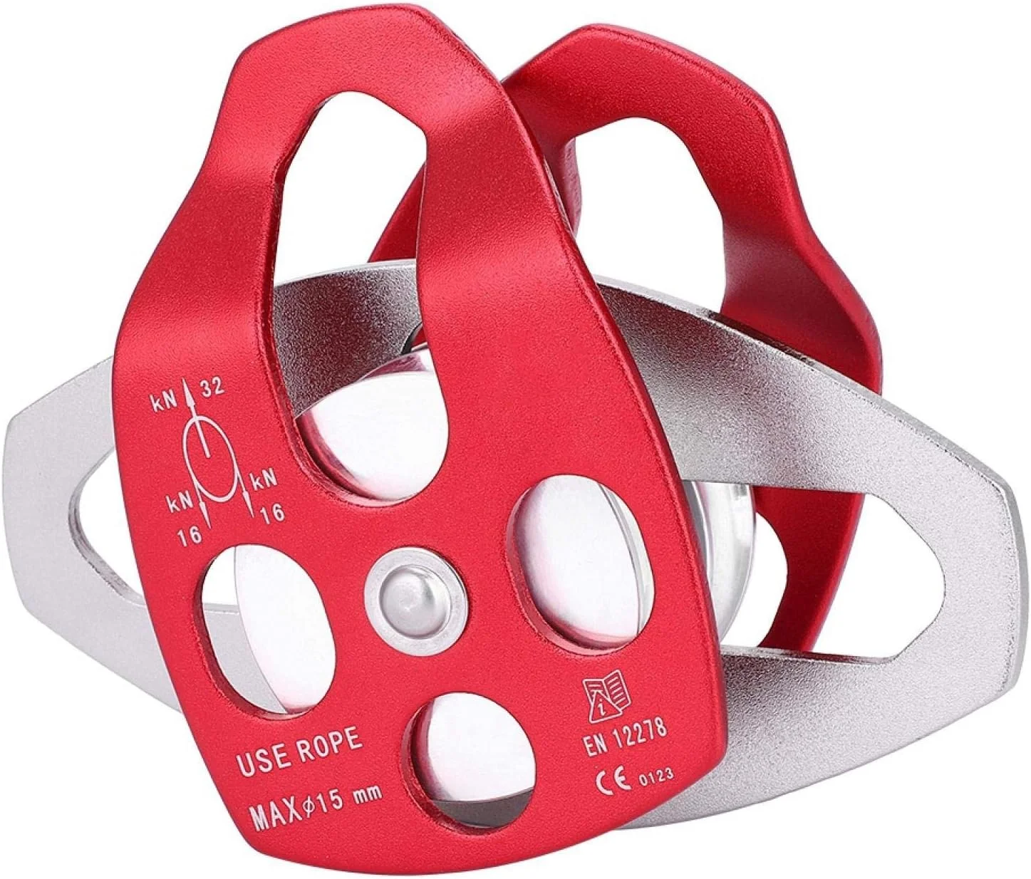 قرقره صعود FEIP، قرقره تک چرخشی ضد لغزش با قدرت کشش 32KN برای فضای باز