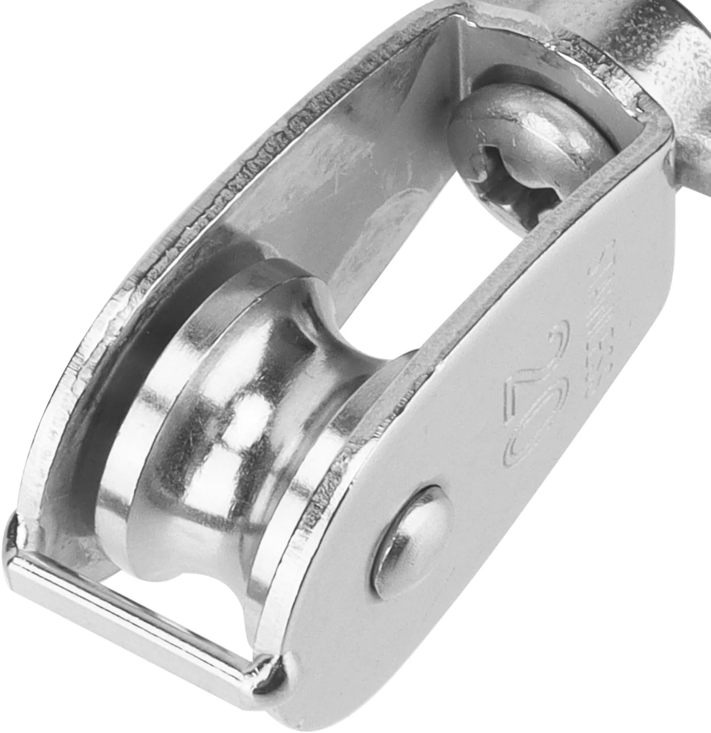 FAAING بسته 8 عددی قرقره 20 میلی متری برای طناب، قرقره های استیل ضد زنگ، قرقره، مجموعه قرقره تکی، قرقره غلتکی M20 برای طناب برای استفاده در محیط داخلی و خارجی، ظرفیت بار 75 کیلوگرم