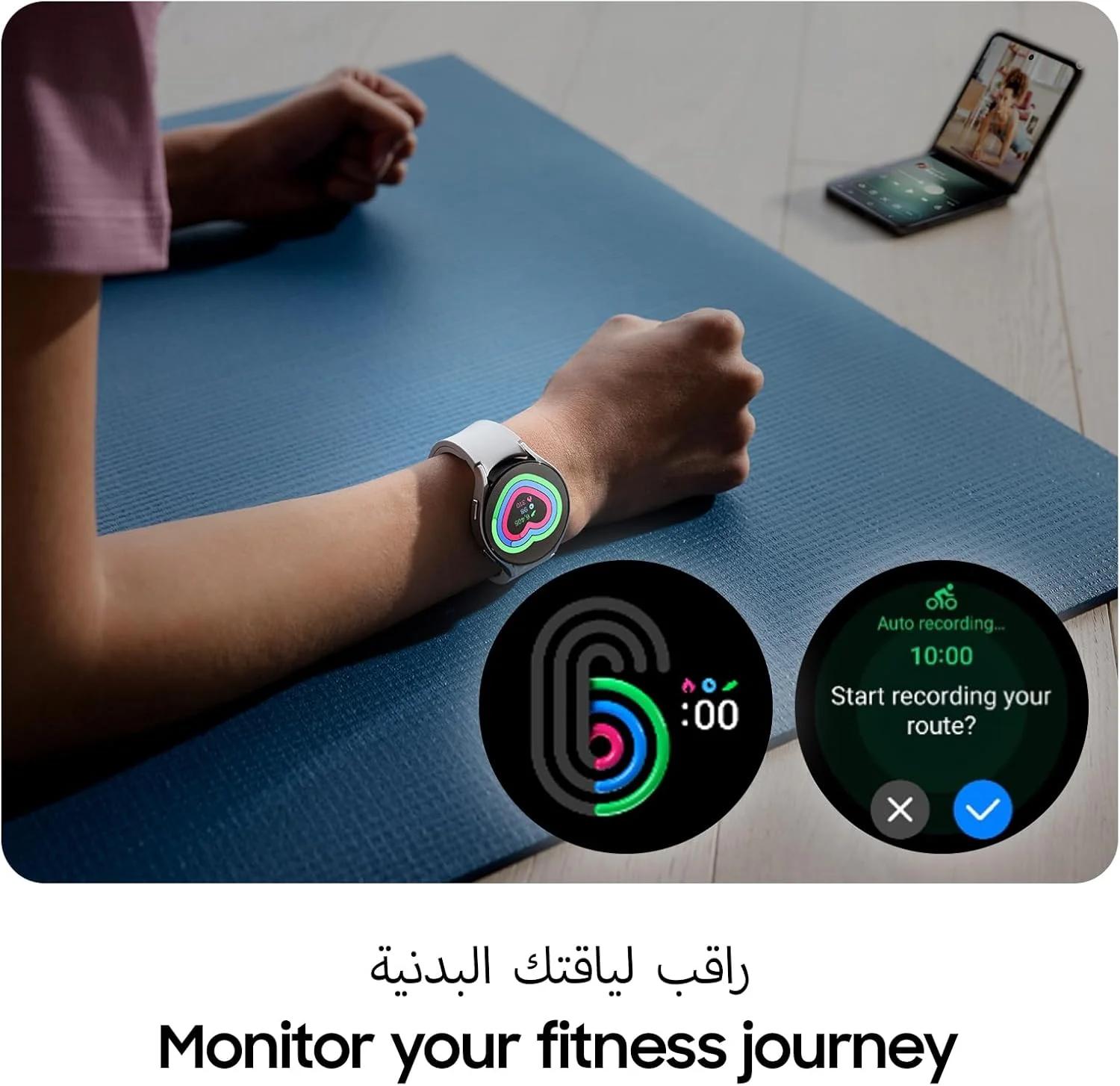 Samsung (Refurbished) Galaxy Watch6 Smartwatch, Health Monitoring, Fitness Tracker, Bluetooth, 40mm, Graphite