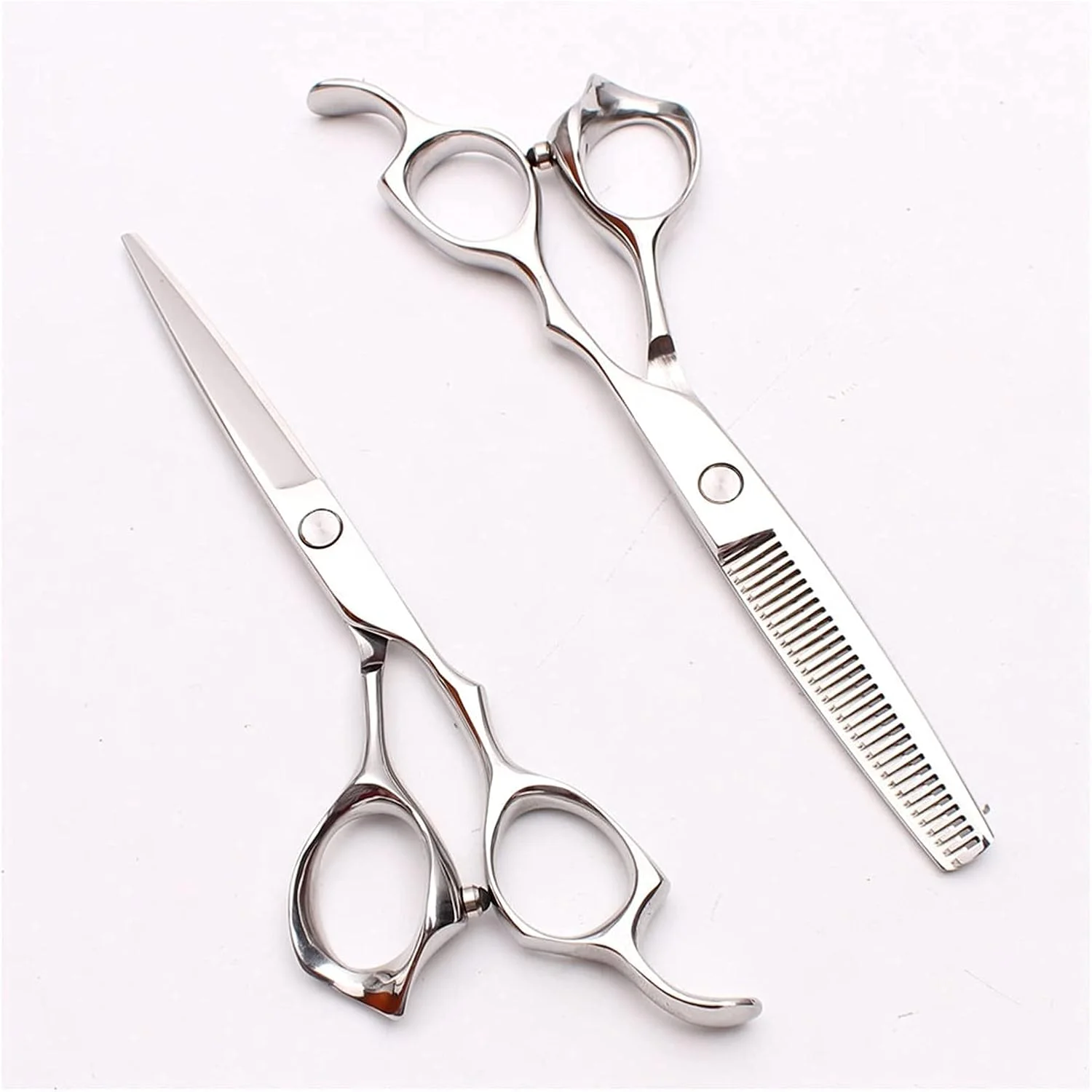 FURLOU Hair Cutting Scissors Haircut,6 Inch Professional Hairdressing,Hair Styling Tool,Thinning,Household Hairdressing,Barber Scissors (Clear) FURLOU Hair Cutting Scissors Haircut,6 Inch Professional Hairdressing,Hair Styling Tool,Thinning,Household Hairdressing,Barber Scissors (Clear)