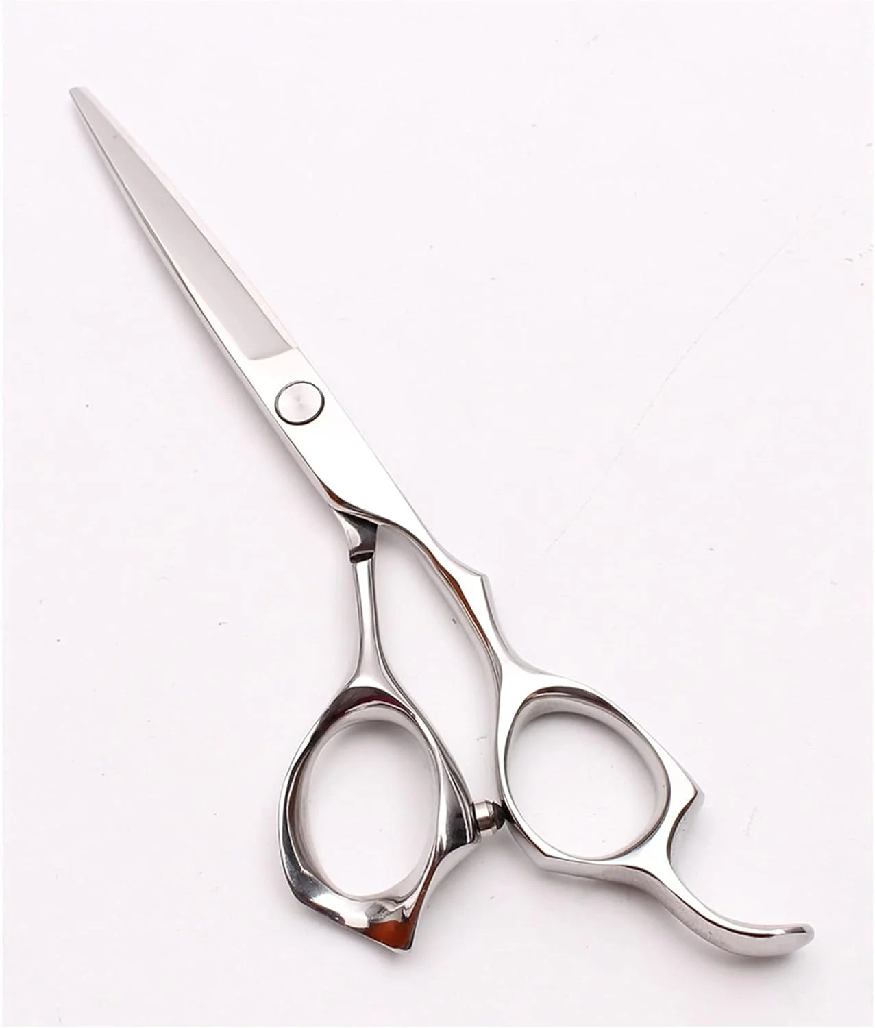 FURLOU Hair Cutting Scissors Haircut,6 Inch Professional Hairdressing,Hair Styling Tool,Thinning,Household Hairdressing,Barber Scissors (Clear)