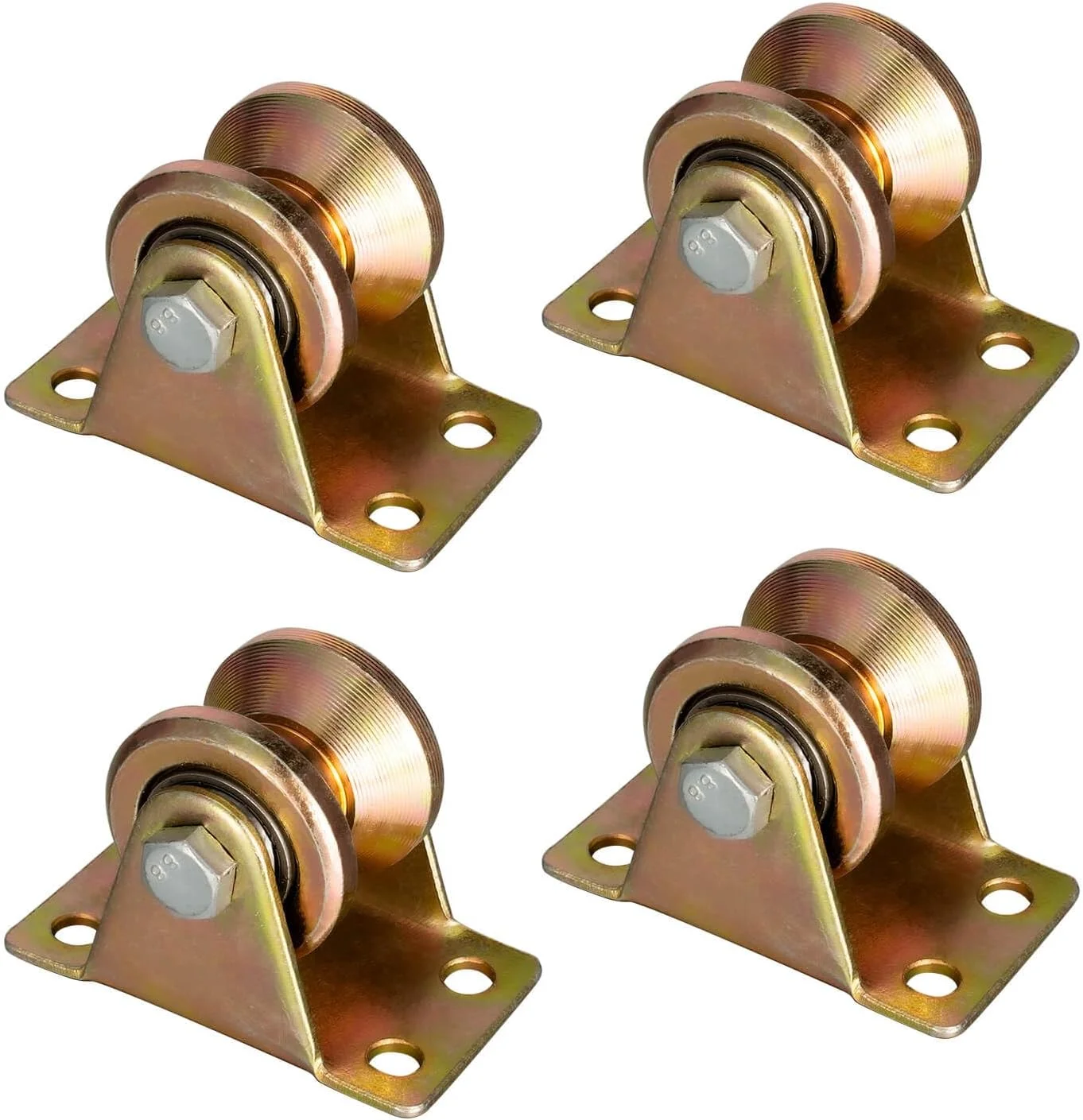 مجموعه 4 عددی قرقره کابل فولادی KCNOFNC برای طناب، قرقره کابل 6 میلی متری با 2 بلبرینگ