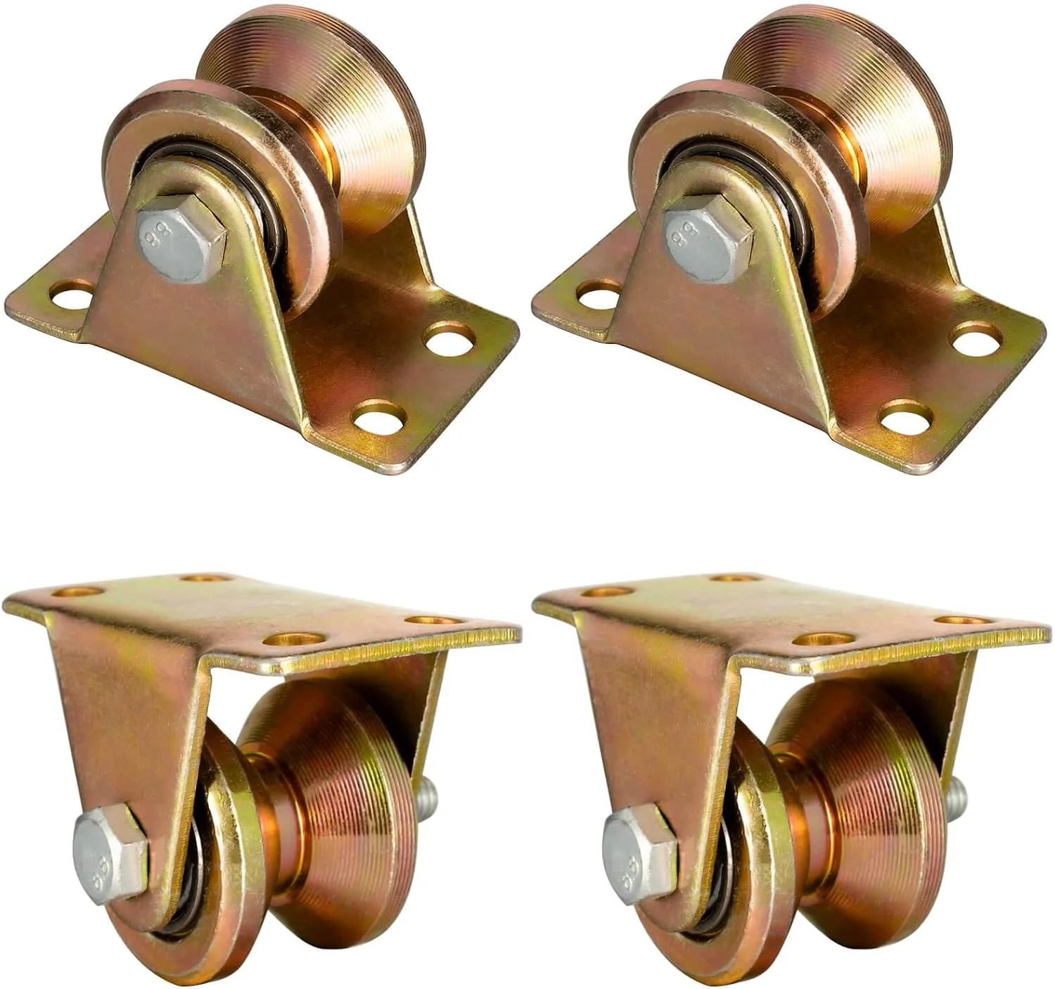 مجموعه 4 عددی قرقره طناب KCNOFNC، قرقره 6 میلی متری کوچک با 2 بلبرینگ