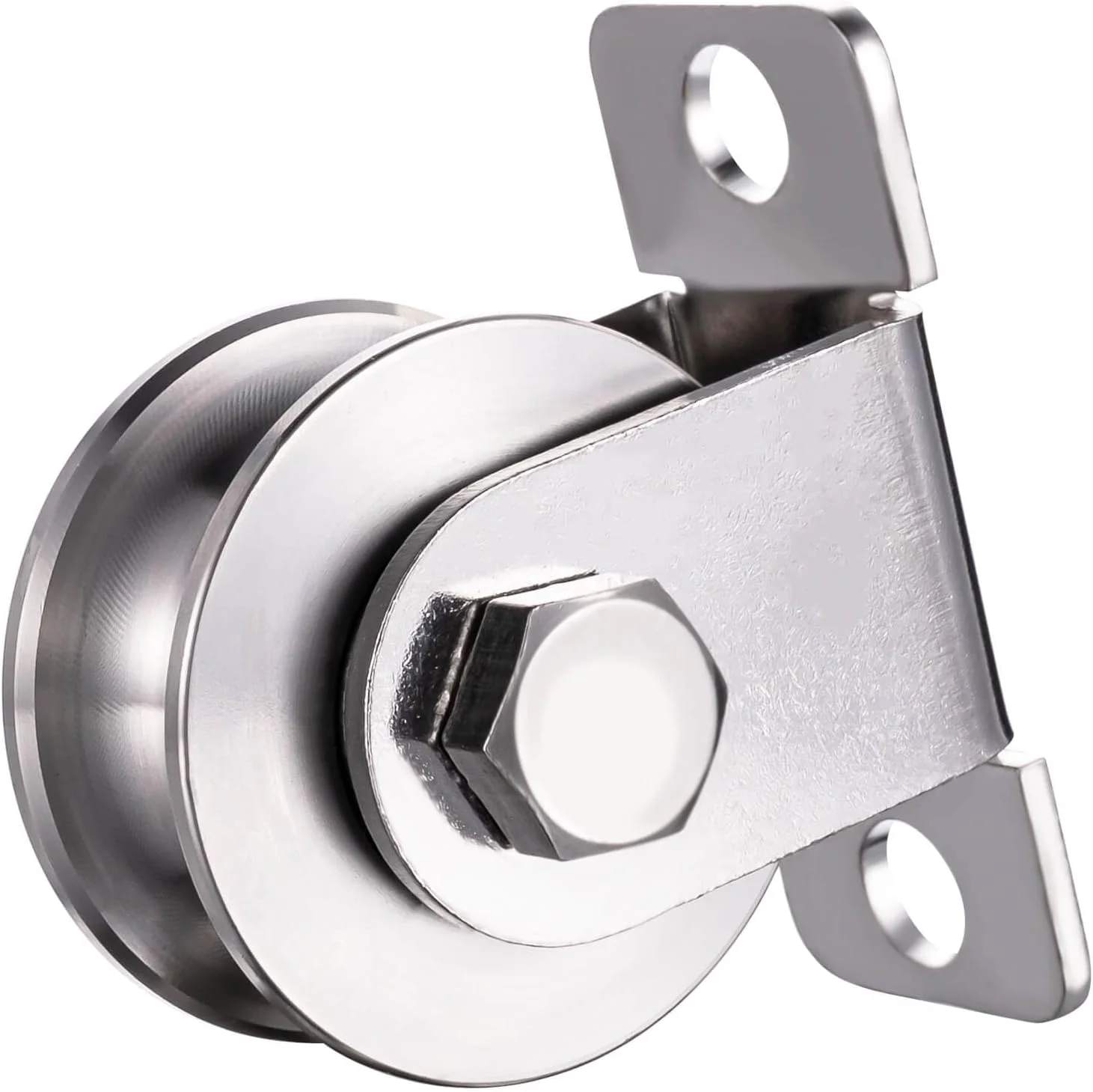 قرقره کابل فولادی 48 میلی متری KCNOFNC، قرقره کابل با 2 بلبرینگ، قرقره برای طناب، بسته 1 عددی