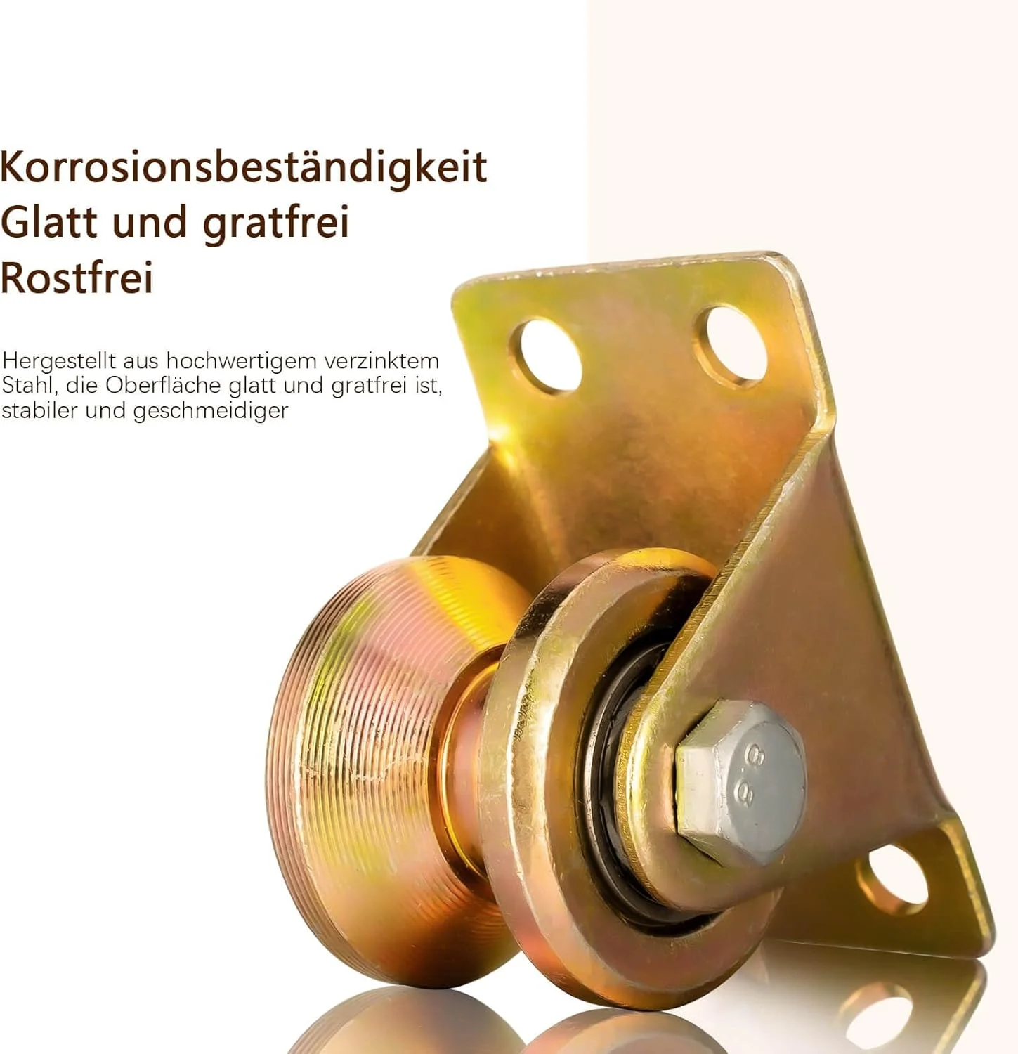 مجموعه 4 عددی قرقره طناب KCNOFNC، قرقره 6 میلی متری کوچک با 2 بلبرینگ