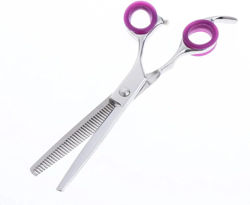 10 عدد حلقه انگشتی گریپ برای قیچی آرایشگری و پیرایشگری، لاستیکی، بنفش 10 عدد حلقه انگشتی گریپ برای قیچی آرایشگری و پیرایشگری، لاستیکی، بنفش