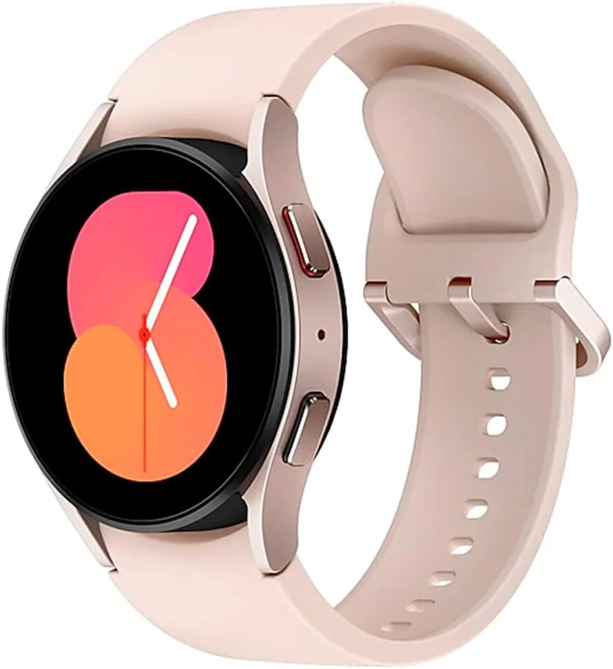 ساعت هوشمند سامسونگ Galaxy Watch5 با صفحه نمایش 3.05 سانتی متر (1.2 اینچ) Super AMOLED، سایز 40 میلی متر، رنگ طلایی صورتی، GPS (ماهواره ای)