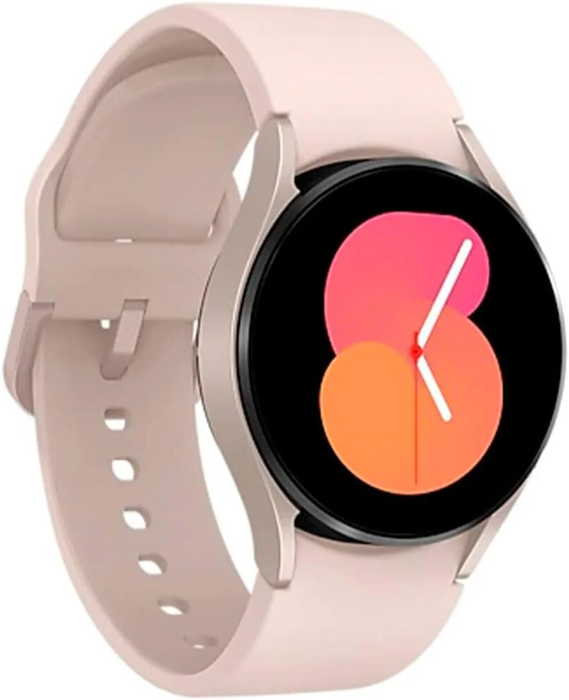 ساعت هوشمند سامسونگ Galaxy Watch5 با صفحه نمایش 3.05 سانتی متر (1.2 اینچ) Super AMOLED، سایز 40 میلی متر، رنگ طلایی صورتی، GPS (ماهواره ای)
