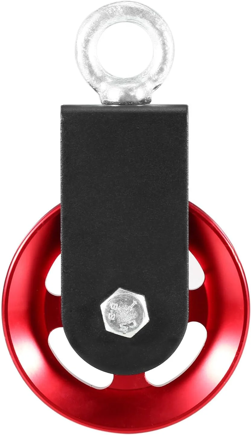 قرقره کابل بی صدای Labymos با چرخش 360 درجه جداشدنی، سیستم قرقره چرخ کششی، ابزار جانبی DIY برای تمرینات ورزشی خانگی و بلند کردن اجسام