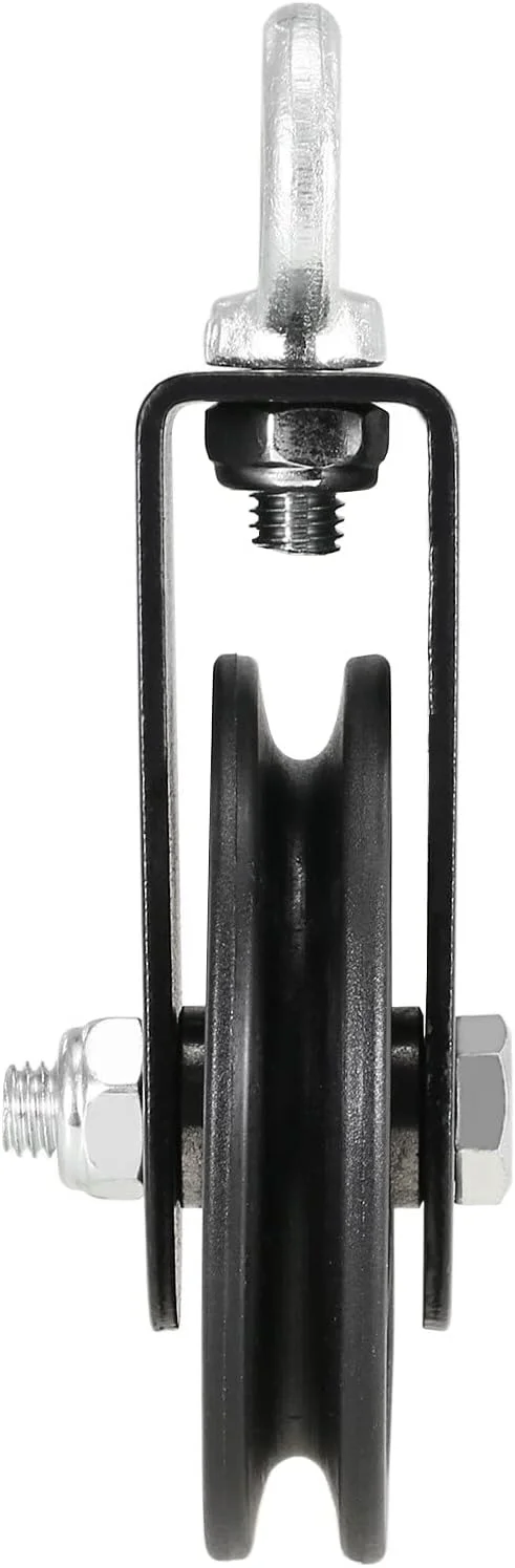 قرقره کابل بی صدای Labymos با چرخش 360 درجه جداشدنی، سیستم قرقره چرخ کششی، ابزار DIY برای باشگاه خانگی و بلند کردن