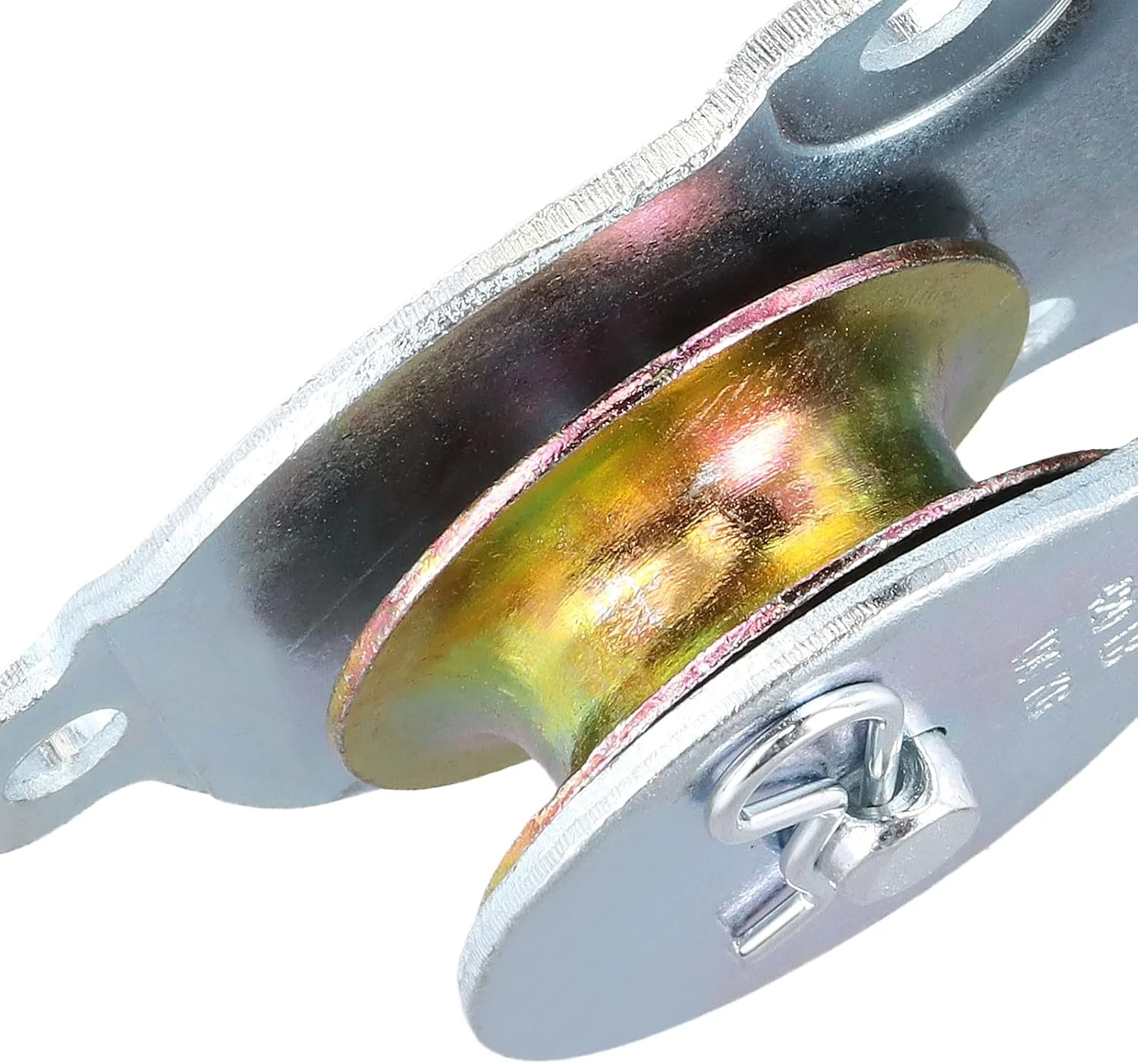 مجموعه 4 عددی قرقره 37 میلی‌متری NAMYEUT برای طناب، قرقره کابل فولادی به همراه پیچ، قرقره برای طناب، کابل فولادی، ظرفیت باربری 190 کیلوگرم