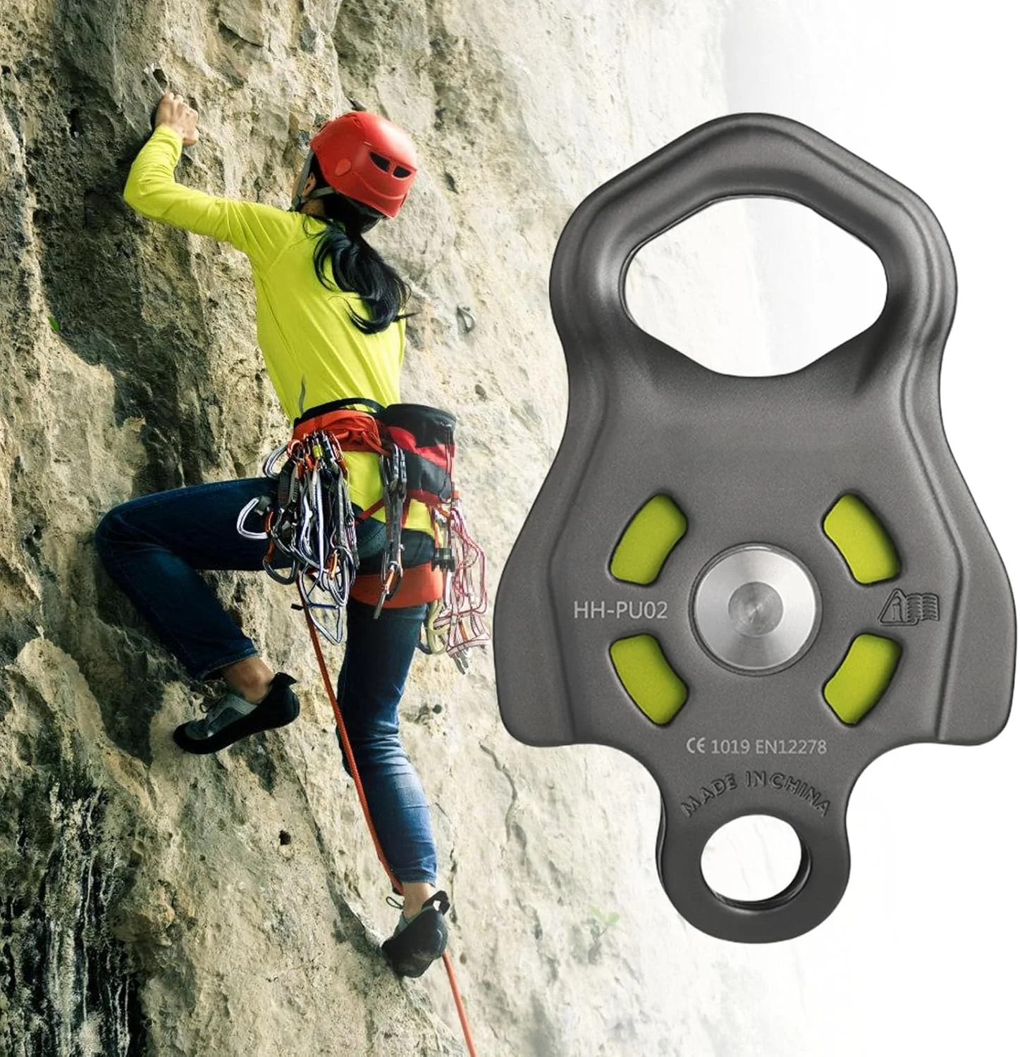 قرابین چند منظوره قرقره کوهنوردی، قرابین پیچی ایمن برای مسافرت و کوهنوردی، قرقره تک قوی