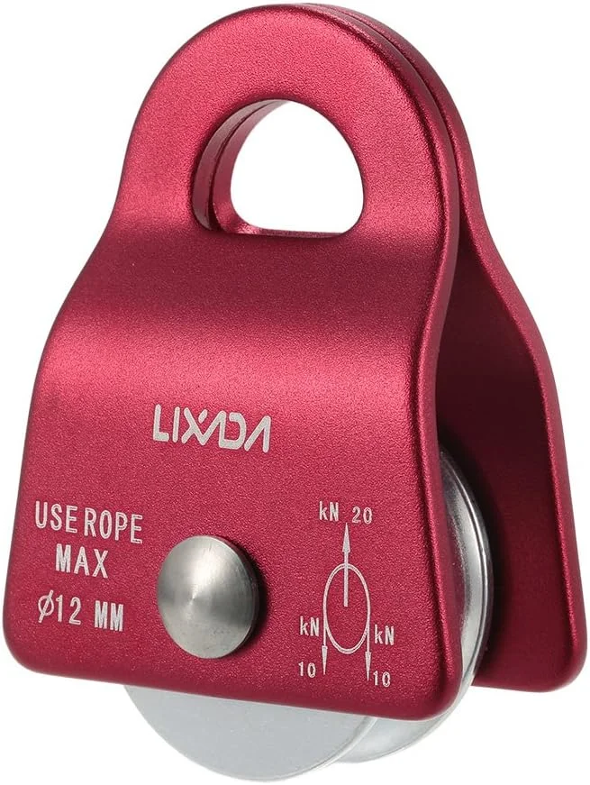 قرقره میکرویی متحرک بلبرینگی Morelian با ظرفیت 20kN، حداکثر قطر طناب 1/2 اینچ، مناسب برای تجهیزات، درختکاری و صخره نوردی قرقره میکرویی متحرک بلبرینگی Morelian با ظرفیت 20kN، حداکثر قطر طناب 1/2 اینچ، مناسب برای تجهیزات، درختکاری و صخره نوردی