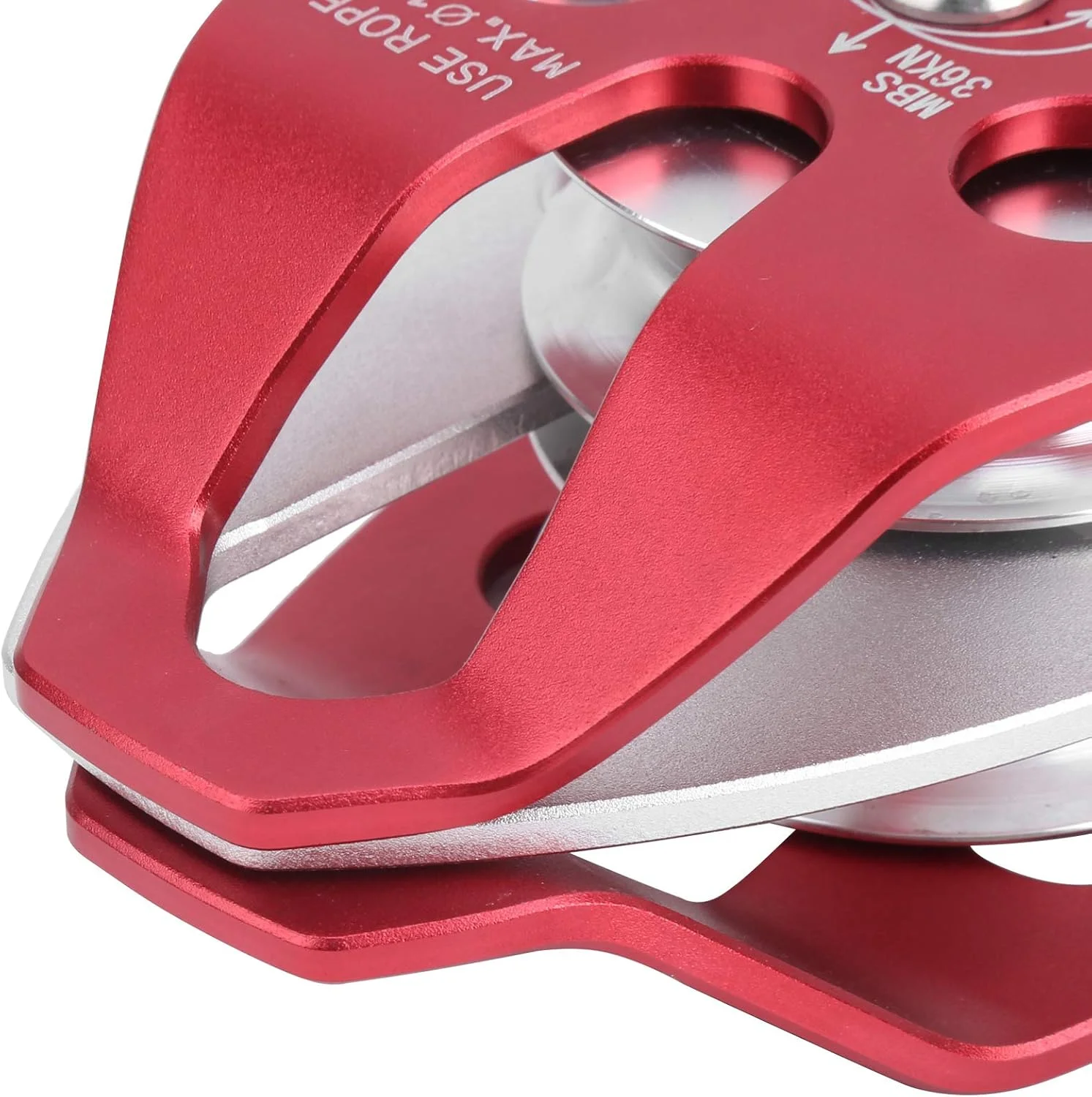 قرقره دو محور کوهنوردی، قرقره دو محور نصب سریع طناب برای صخره نوردی، سرازیری، غارنوردی، کوهنوردی و توسعه