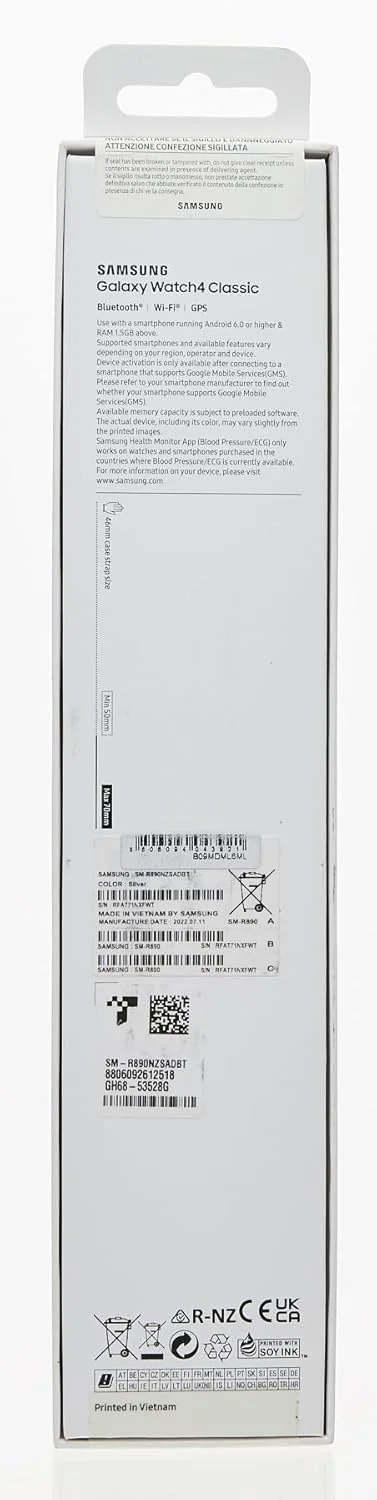 ساعت هوشمند سامسونگ گلکسی واچ 4 کلاسیک (46 میلی متر) بلوتوث - نقره ای