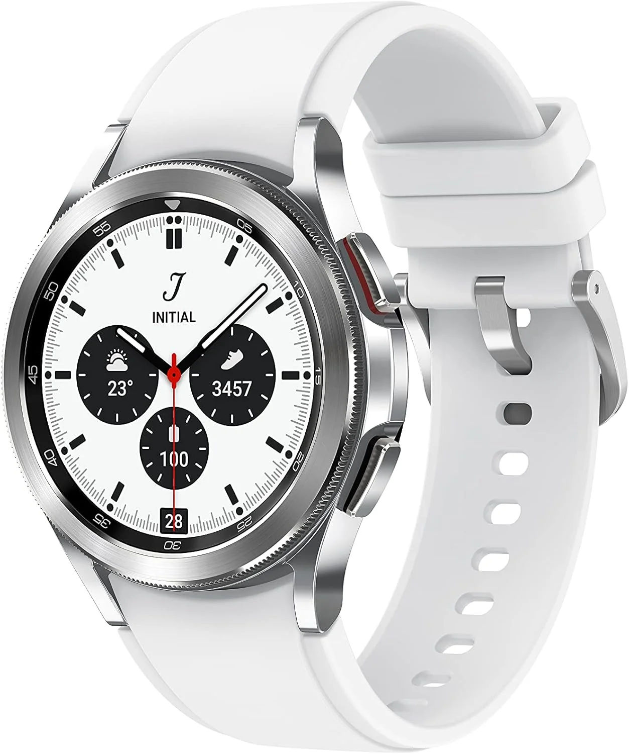 ساعت هوشمند سامسونگ Galaxy Watch 4 Classic (42mm) - نقره ای، کلاسیک
