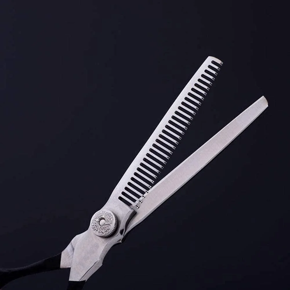 قیچی آرایشگری ENPAP، قیچی تیز آرایشگری با دسته اژدهای نفیس نقره ای مشکی 6 اینچی، قیچی آرایشگری استیل ضد زنگ و قیچی پیتاژ، مناسب برای آرایشگاه ها یا استفاده در منزل قیچی آرایشگری ENPAP، قیچی تیز آرایشگری با دسته اژدهای نفیس نقره ای مشکی 6 اینچی، قیچی آرایشگری استیل ضد زنگ و قیچی پیتاژ، مناسب برای آرایشگاه ها یا استفاده در منزل