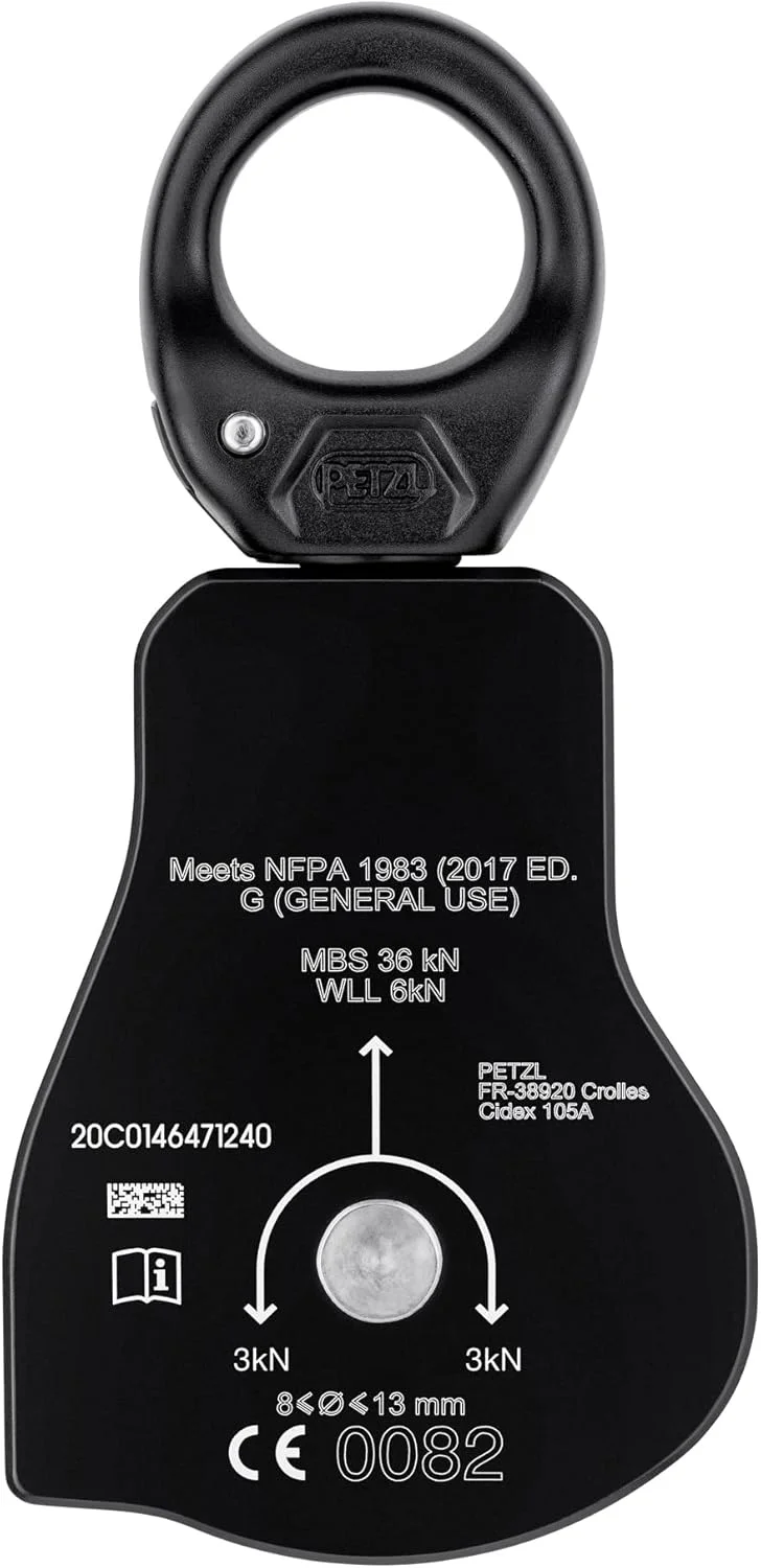 قرقره ساده پتزل Spin L1D با بازدهی بسیار بالا، چرخش منحصربه‌فرد و واکر، زرد، سایز واحد، مناسب بزرگسالان