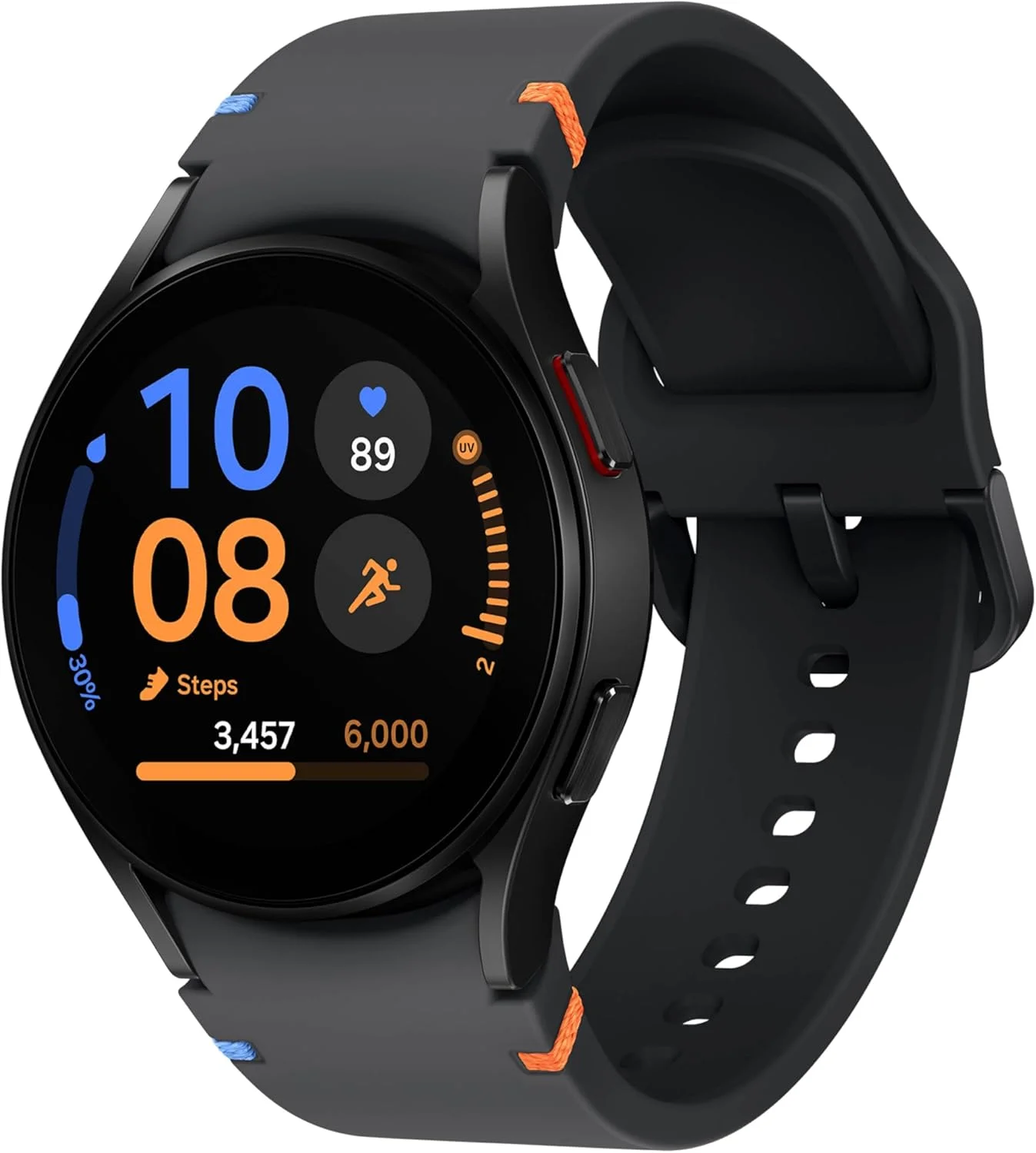 ساعت هوشمند SAMSUNG Galaxy Watch FE 40mm LTE AI با قابلیت ردیابی تناسب اندام، سنسور BIA، مناطق ضربان قلب شخصی‌سازی‌شده، ردیاب ضربان قلب، پایش خواب، 2024، مشکی [نسخه ایالات متحده]