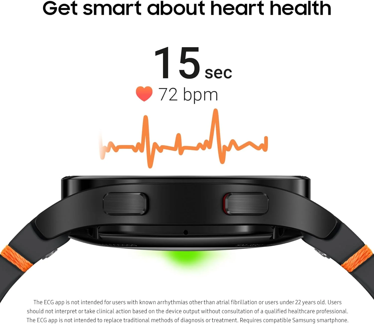 ساعت هوشمند SAMSUNG Galaxy Watch FE 40mm LTE AI با قابلیت ردیابی تناسب اندام، سنسور BIA، مناطق ضربان قلب شخصی‌سازی‌شده، ردیاب ضربان قلب، پایش خواب، 2024، مشکی [نسخه ایالات متحده]