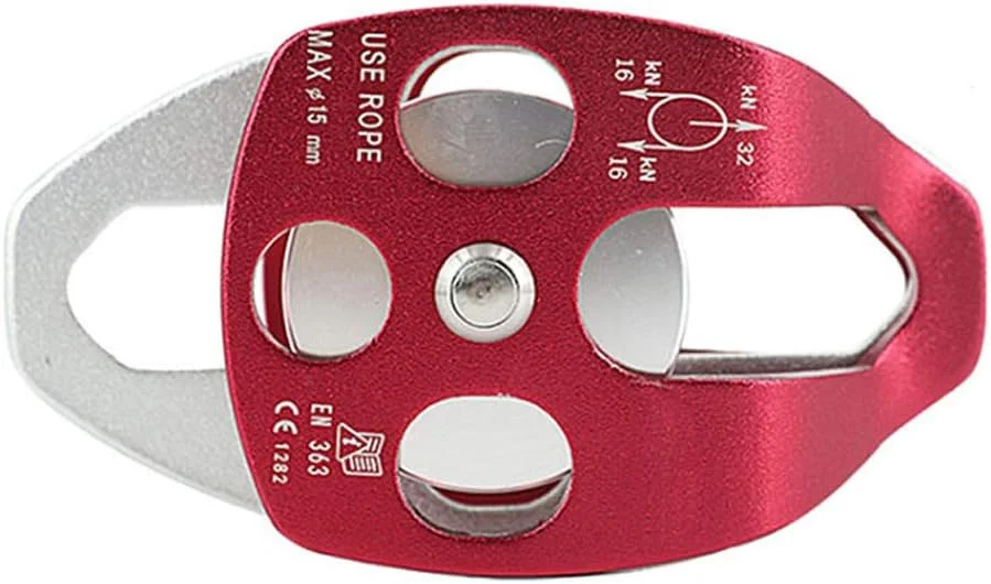 قرقره میکرو NANANA 32KN، قرقره ترولی ثابت، قرقره تک تسمه صفحه جانبی ثابت صخره نوردی، ابزار بقا در فضای باز، قرقره یوگا تجهیزات حمل و نقل در ارتفاع بالا، 150x82 میلی متر