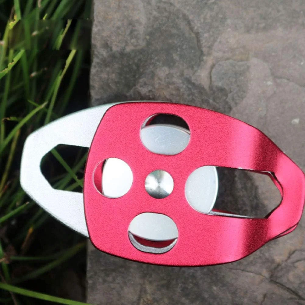 قرقره میکرو NANANA 32KN، قرقره ترولی ثابت، قرقره تک تسمه صفحه جانبی ثابت صخره نوردی، ابزار بقا در فضای باز، قرقره یوگا تجهیزات حمل و نقل در ارتفاع بالا، 150x82 میلی متر