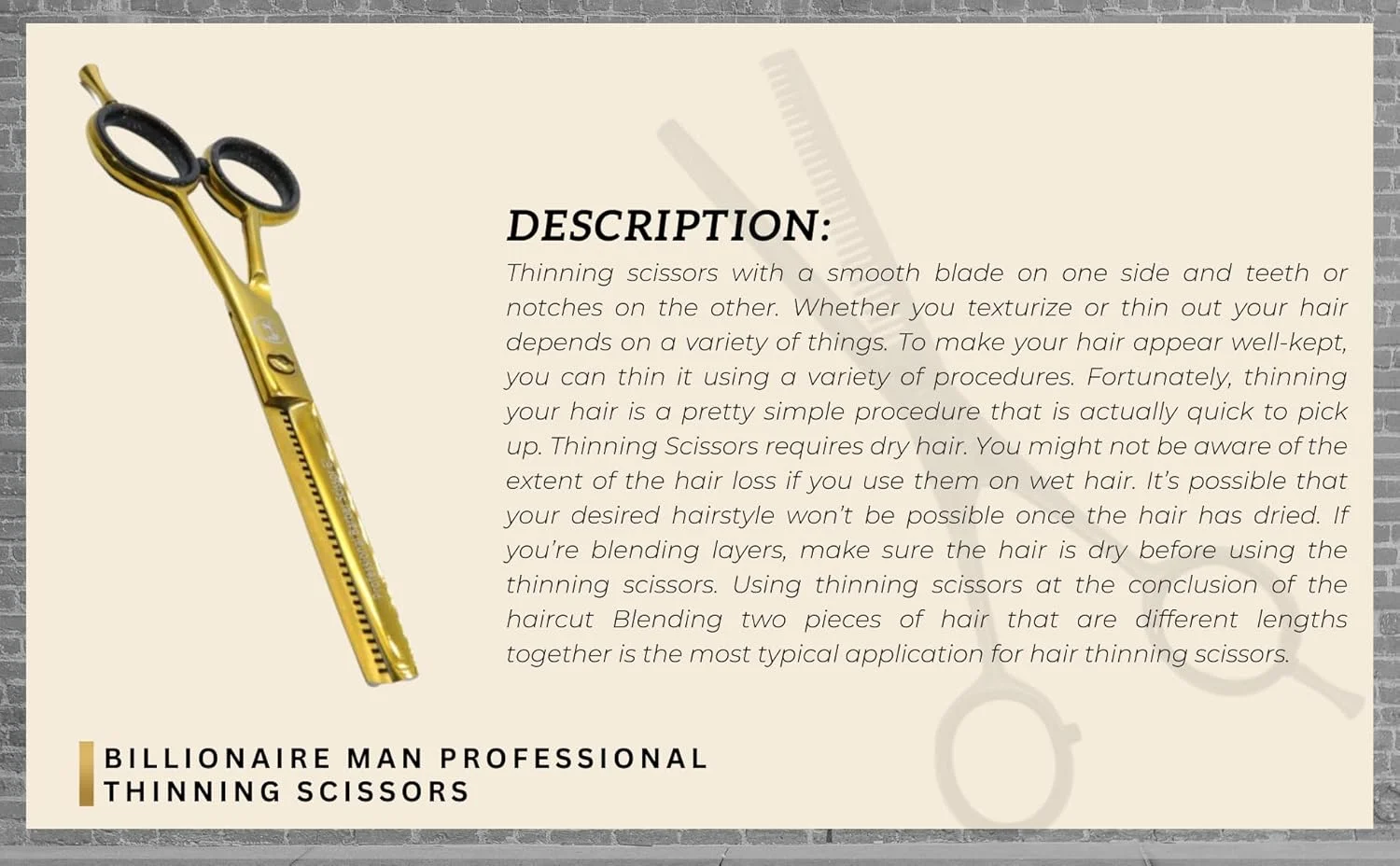 قیچی آرایشگری مردانه میلیاردر مدل REAL MEN SIGNATURE LINE مناسب استفاده شخصی و حرفه ای در سالن های آرایشی، پیرایش مو (قیچی پیتاژ 6 اینچی) قیچی آرایشگری مردانه میلیاردر مدل REAL MEN SIGNATURE LINE مناسب استفاده شخصی و حرفه ای در سالن های آرایشی، پیرایش مو (قیچی پیتاژ 6 اینچی)