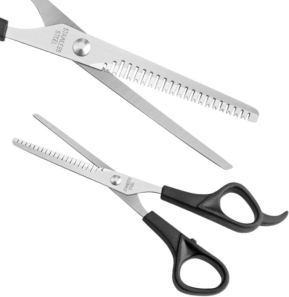 قیچی پیتاژ مو آسدیرنه CCR، قیچی بافت دهنده، قیچی آرایشگری، مناسب برای آرایشگران یا استفاده خانگی، استیل ضد زنگ، 6 اینچ، مشکی قیچی پیتاژ مو آسدیرنه CCR، قیچی بافت دهنده، قیچی آرایشگری، مناسب برای آرایشگران یا استفاده خانگی، استیل ضد زنگ، 6 اینچ، مشکی