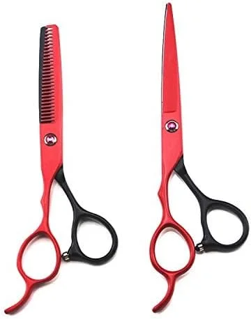 قیچی آرایشگری مو، 6 اینچ، صاف و نازک کننده، مناسب دست چپ، حرفه ای، آرایشگاهی (قیچی پیتاژ)، قیچی آرایشگری قیچی آرایشگری مو، 6 اینچ، صاف و نازک کننده، مناسب دست چپ، حرفه ای، آرایشگاهی (قیچی پیتاژ)، قیچی آرایشگری