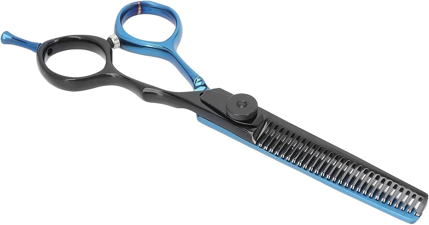 قیچی آرایشگری 55 اینچی، قیچی استیل ضد زنگ برای اصلاح موی مردانه، قیچی آرایشگاهی با دسته ارگونومیک، تیغه برای حالت دادن به مو (قیچی پیتاژ) قیچی آرایشگری 55 اینچی، قیچی استیل ضد زنگ برای اصلاح موی مردانه، قیچی آرایشگاهی با دسته ارگونومیک، تیغه برای حالت دادن به مو (قیچی پیتاژ)