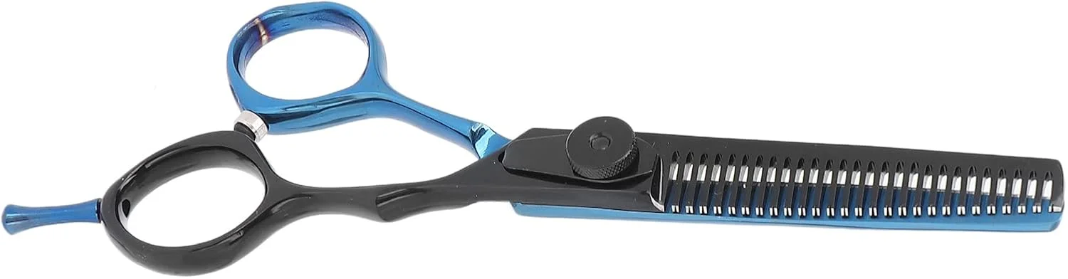 قیچی آرایشگری 55 اینچی، قیچی استیل ضد زنگ برای اصلاح موی مردانه، قیچی آرایشگاهی با دسته ارگونومیک، تیغه برای حالت دادن به مو (قیچی پیتاژ) قیچی آرایشگری 55 اینچی، قیچی استیل ضد زنگ برای اصلاح موی مردانه، قیچی آرایشگاهی با دسته ارگونومیک، تیغه برای حالت دادن به مو (قیچی پیتاژ)