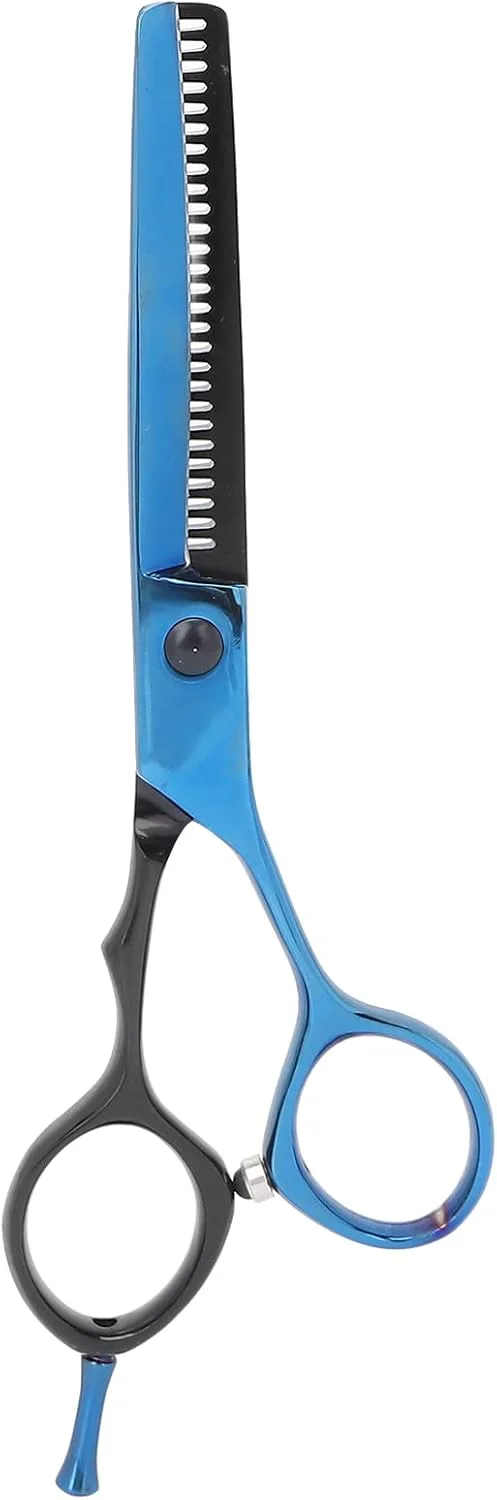 قیچی آرایشگری 55 اینچی، قیچی استیل ضد زنگ برای اصلاح موی مردانه، قیچی آرایشگاهی با دسته ارگونومیک، تیغه برای حالت دادن به مو (قیچی پیتاژ) قیچی آرایشگری 55 اینچی، قیچی استیل ضد زنگ برای اصلاح موی مردانه، قیچی آرایشگاهی با دسته ارگونومیک، تیغه برای حالت دادن به مو (قیچی پیتاژ)