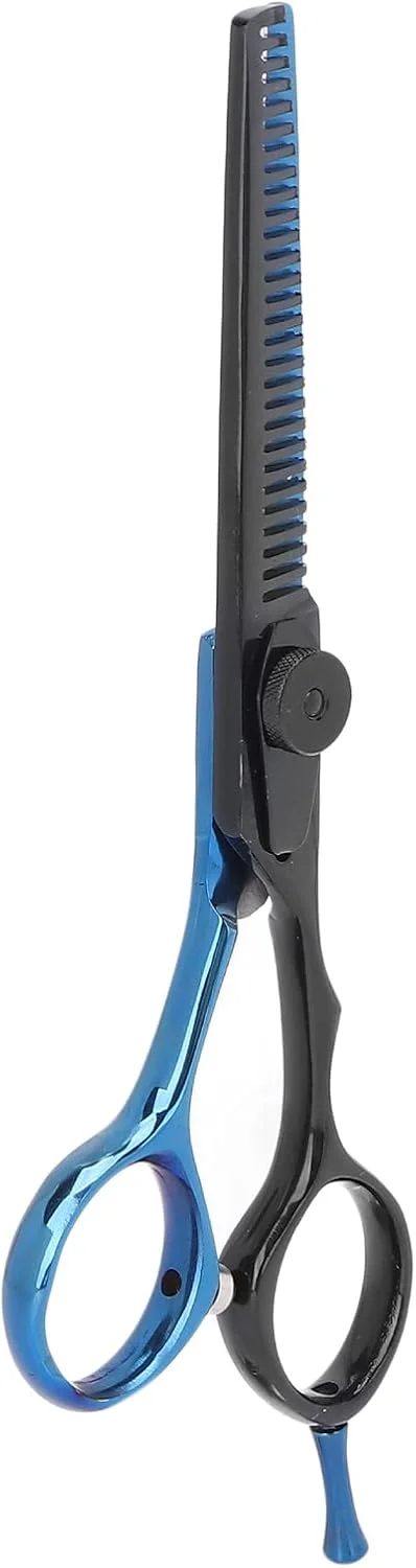 قیچی آرایشگری 55 اینچی، قیچی استیل ضد زنگ برای اصلاح موی مردانه، قیچی آرایشگاهی با دسته ارگونومیک، تیغه برای حالت دادن به مو (قیچی پیتاژ) قیچی آرایشگری 55 اینچی، قیچی استیل ضد زنگ برای اصلاح موی مردانه، قیچی آرایشگاهی با دسته ارگونومیک، تیغه برای حالت دادن به مو (قیچی پیتاژ)