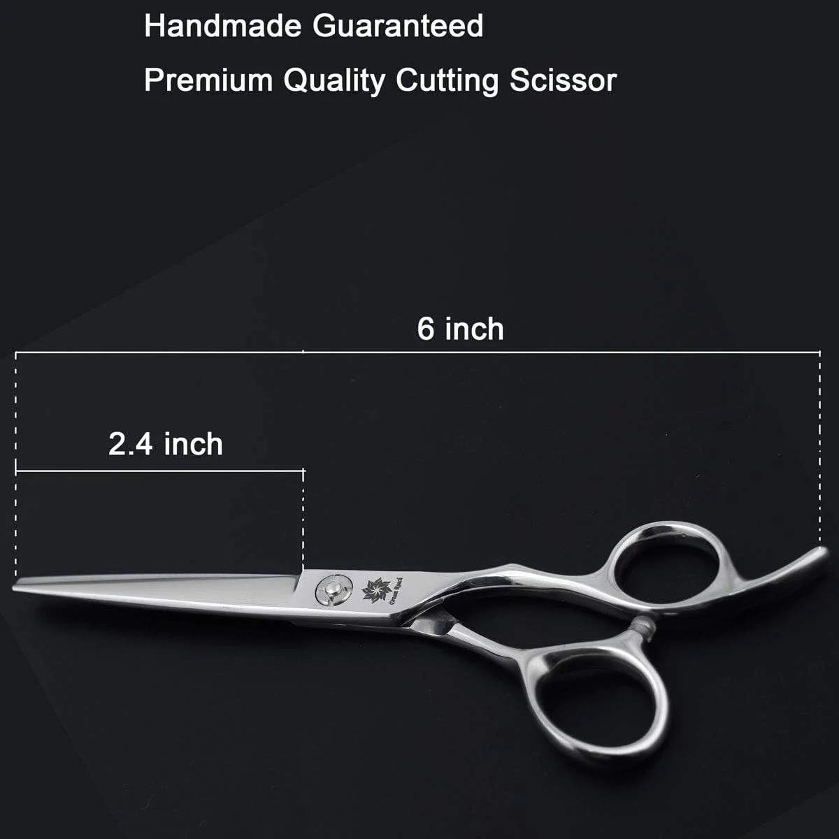 قیچی آرایشگری دریم ریچ (قیچی صاف) - قیچی حرفه ای 15 سانتی متری اصلاح مو، فولاد ژاپنی 440C، قیچی پیتاژ برای اصلاح موی مردانه/زنانه برای سالن/آرایشگاه/خانه (قیچی صاف)