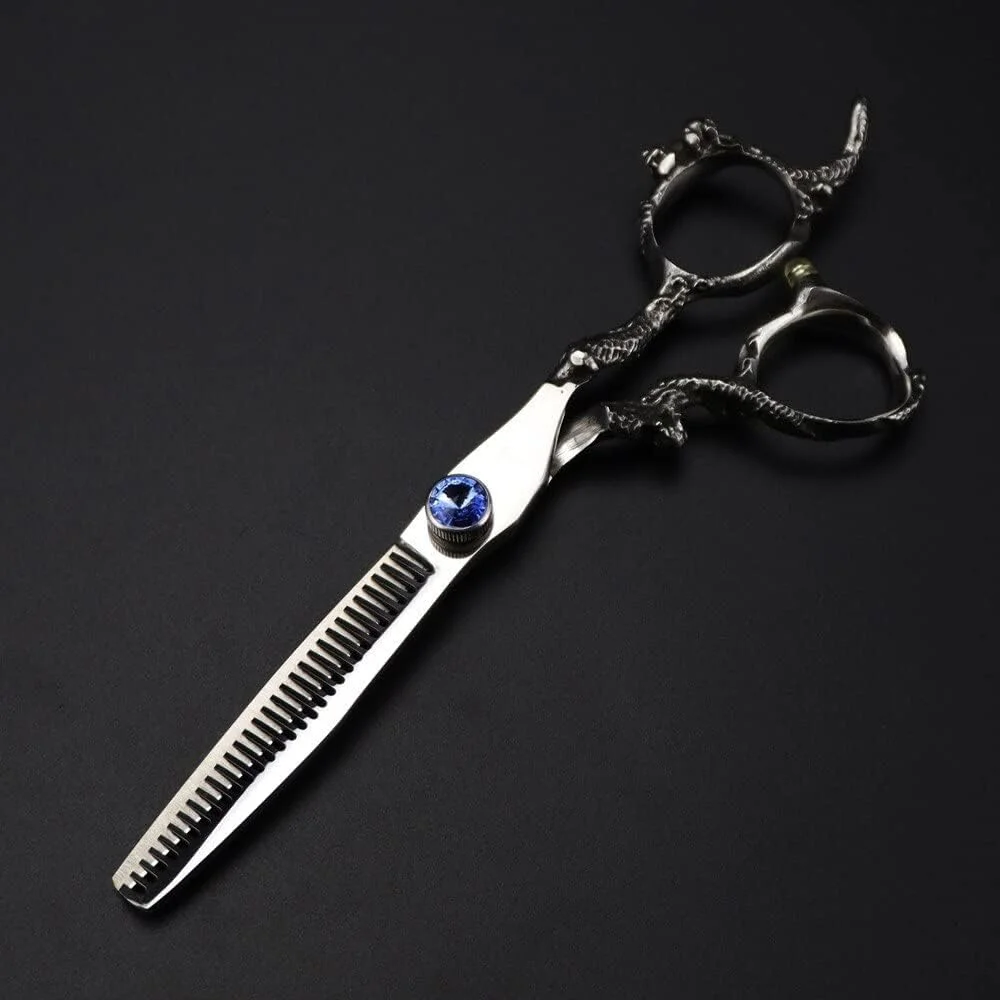 قیچی آرایشگری مو، 6 اینچ حرفه ای فولاد 440c با دسته اژدها، قیچی آرایشگری، قیچی پیتاژ، ابزار آرایشگری (قیچی پیتاژ) قیچی آرایشگری مو، 6 اینچ حرفه ای فولاد 440c با دسته اژدها، قیچی آرایشگری، قیچی پیتاژ، ابزار آرایشگری (قیچی پیتاژ)