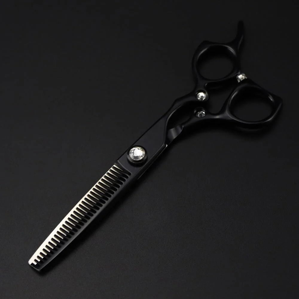 قیچی آرایشگری مو، 6 اینچ حرفه ای JP 440c فولاد، قیچی آرایشگری مشکی جواهر نشان، قیچی اصلاح مو، قیچی پیتاژ آرایشگری (قیچی پیتاژ) قیچی آرایشگری مو، 6 اینچ حرفه ای JP 440c فولاد، قیچی آرایشگری مشکی جواهر نشان، قیچی اصلاح مو، قیچی پیتاژ آرایشگری (قیچی پیتاژ)