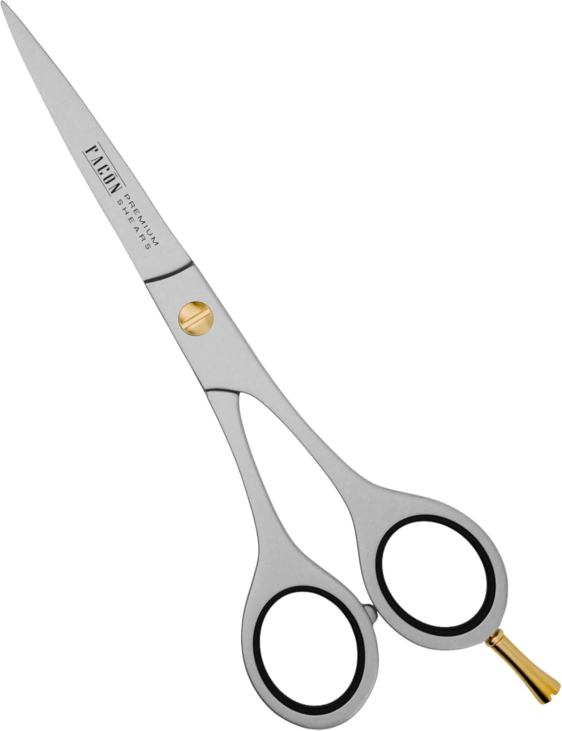 ست قیچی آرایشگری حرفه ای FACON با لبه های تیغی - استیل ضد زنگ ژاپنی - طول 6.5 اینچ - پیچ تنظیم دقیق - قیچی های ممتاز با کیفیت سالن (The Bravo) ست قیچی آرایشگری حرفه ای FACON با لبه های تیغی - استیل ضد زنگ ژاپنی - طول 6.5 اینچ - پیچ تنظیم دقیق - قیچی های ممتاز با کیفیت سالن (The Bravo)